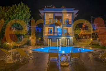 Hisarönü Lüks 5+2 Triplex Villa | Özel Havuzlu & Bahçeli | 12 Kişilik